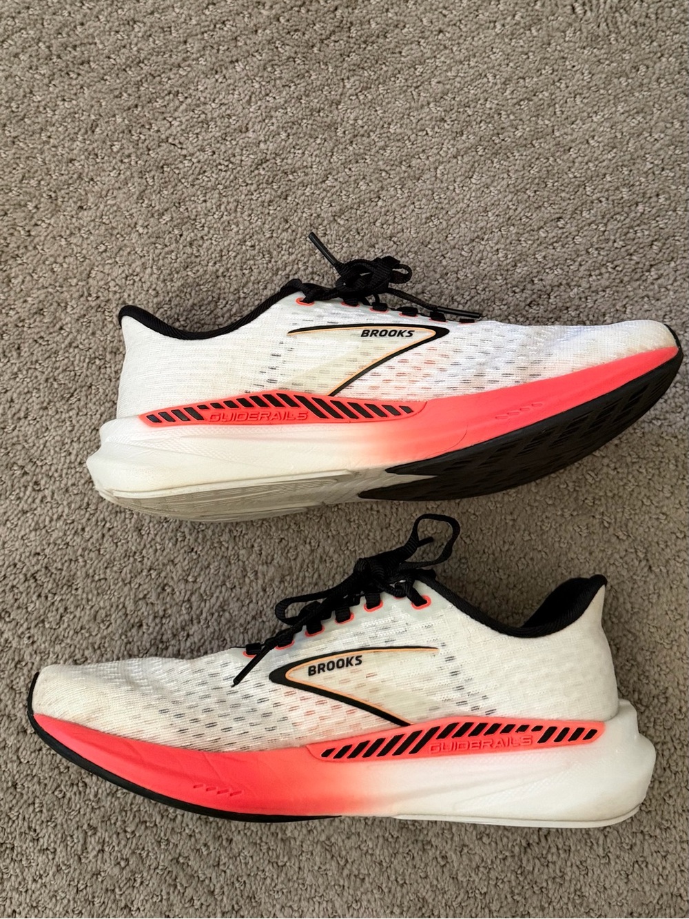 Brooks Women's White Black Coral Running Shoes